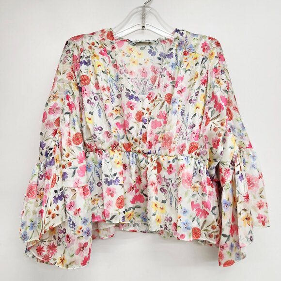 Elie Tahari Floral Top - Picture 6 of 13